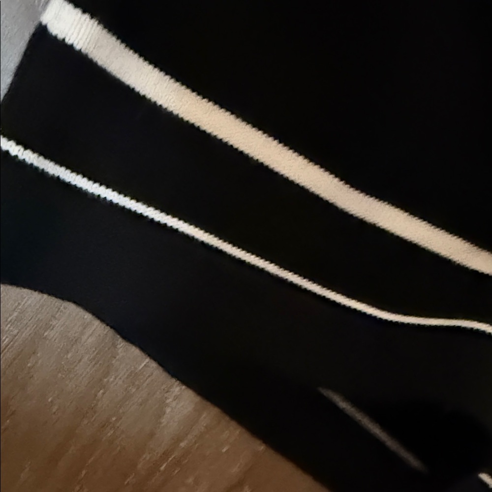 Steve Madden Black and White Striped Sweater - Picture 6 of 8